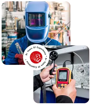 Marine welding training workshop at APEIWTES AWS Technology Center with certified instructors.